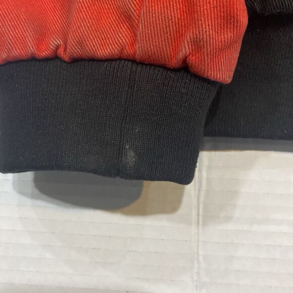 Choko Motorsports Snap On Racing Jacket Vintage Size XL Zip Up Coat Black Red - Picture 12 of 16